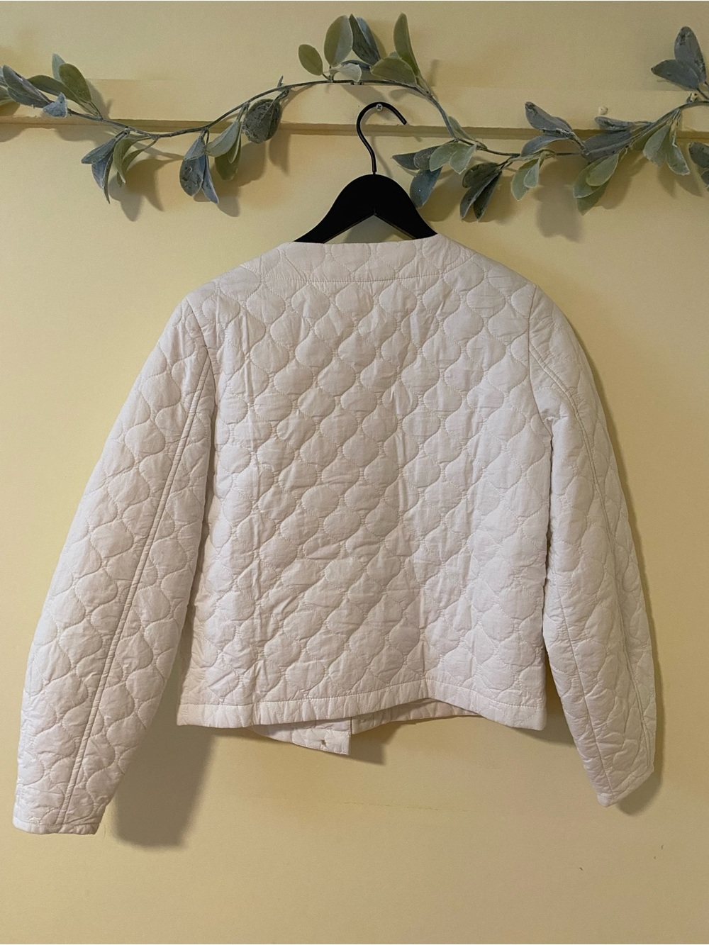 GoodThreads White Quilted Puffer Jacket - Picture 5 of 11